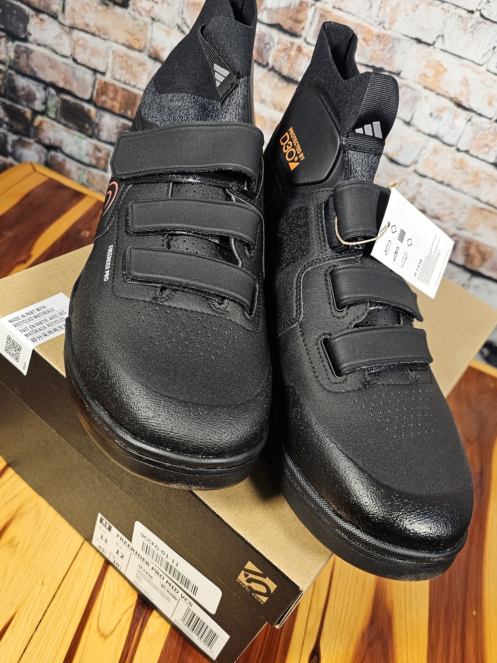 Adidas Five Ten Freerider Pro Mid VCS MTB Shoes Mens 11.5 Black NIB